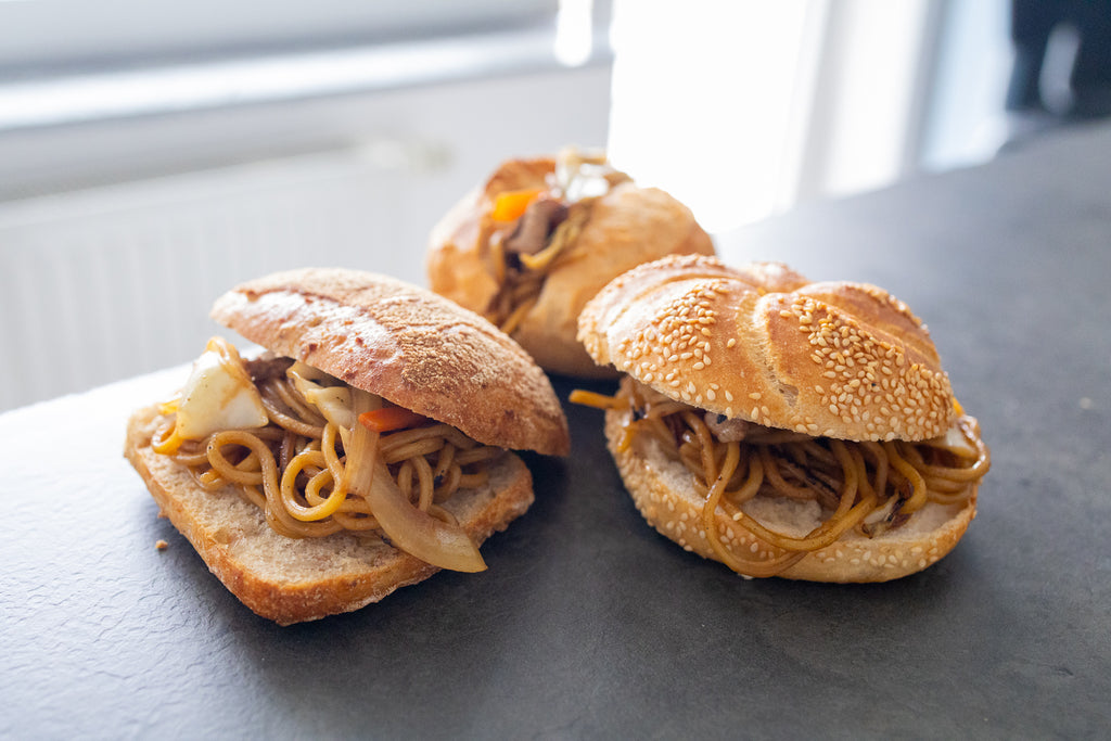 Perfect for yakisoba sandwich! Special yakisoba recipe!