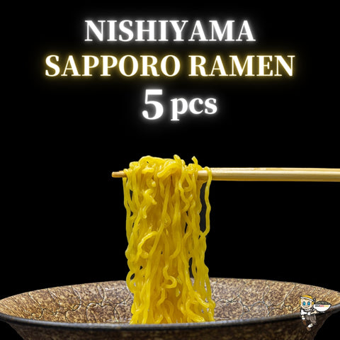 NISHIYAMA SAPPORO RAMEN NOODLES (5 pieces)